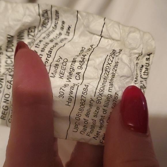 Casa by Victor Alfaro‎ White Down Queen 90"x90" Comforter - Picture 10 of 10